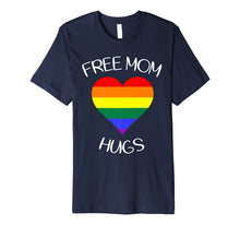 Ladda upp bild till gallerivisning, free mom hugs tshirt rainbow heart LGBT pride month Premium T-Shirt 1307824