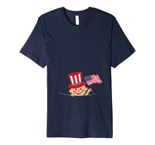 Ladda upp bild till gallerivisning, Funny Pregnancy Reveal T Shirt 4th of July Baby Announcement 806401