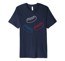 Ladda upp bild till gallerivisning, Red White Blue Hot Dogs Food USA American 4th of July Gift Premium T-Shirt 1488009