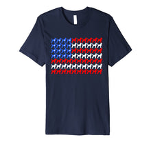 Ladda upp bild till gallerivisning, Poodle 4th of July USA American Flag Patriotic Men Women Dog Premium T-Shirt 427160