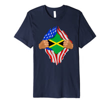 Ladda upp bild till gallerivisning, Jamaican Blood Inside Me T-Shirt | Jamaica Flag Gift 326663