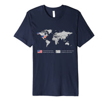 Ladda upp bild till gallerivisning, Countries that have landed on the Moon - Proud American Flag Premium T-Shirt 1024328