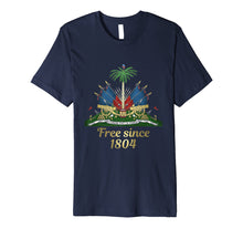 Ladda upp bild till gallerivisning, Haiti Shirt 1804 Haitian Emblem Coat Of Arm Flag Day Tshirt