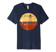 Ladda upp bild till gallerivisning, Funny shirts V-neck Tank top Hoodie sweatshirt usa uk au ca gifts for 747 Sunrise Vintage Aircraft Retro Art AvGeek Pilot T-Shirt 2529156