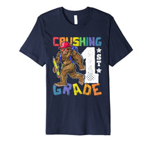 Ladda upp bild till gallerivisning, Crushing 1st Grade Bigfoot Backpack Back to School Shirt Boy 9264004