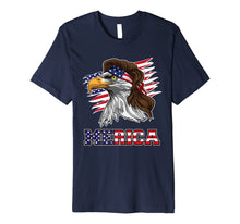 Ladda upp bild till gallerivisning, Merica T-Shirt American Bald Eagle Mullet | Men Women Kids 975482