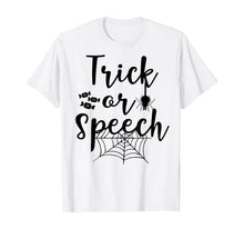 Ladda upp bild till gallerivisning, Tricks or Speech Languages Teacher Halloween Costume T-Shirt 325421