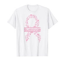 Ladda upp bild till gallerivisning, Breast Cancer Survivor Pink Ribbon Awareness T-Shirt 124355