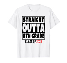 Ladda upp bild till gallerivisning, Straight Outta 8th Grade Class of 2023 Shirt Graduation 63602