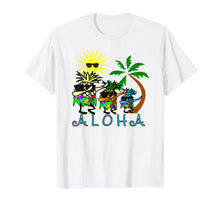 Ladda upp bild till gallerivisning, Funny shirts V-neck Tank top Hoodie sweatshirt usa uk au ca gifts for Hawaii Aloha Shirt Dabbing Pineapple T Shirt Hawaii Beach 1092929