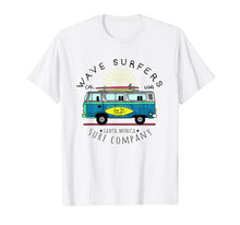 Ladda upp bild till gallerivisning, Santa Monica California Wave Surfers Surf T Shirt 806866