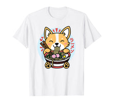 Ladda upp bild till gallerivisning, Funny shirts V-neck Tank top Hoodie sweatshirt usa uk au ca gifts for Kawaii Ramen Shirt Cute Anime Dog Corgi Japanese Noodles 1368501