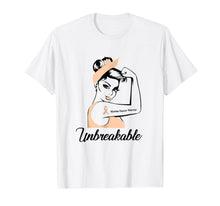 Ladda upp bild till gallerivisning, Funny shirts V-neck Tank top Hoodie sweatshirt usa uk au ca gifts for Strong Woman Uterine Cancer Warrior Unbreakable T-Shirt 2720936