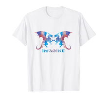 Ladda upp bild till gallerivisning, Funny shirts V-neck Tank top Hoodie sweatshirt usa uk au ca gifts for Fractal Fantasy Dragons - Imagine - T-Shirt 1138824