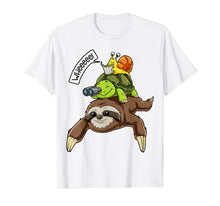 Ladda upp bild till gallerivisning, Sloth Turtle Snail T Shirt Piggyback Running Riding Team Tee 1106875