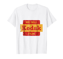 Ladda upp bild till gallerivisning, Vintage We Sell Kodak Film Retail Sign T-Shirt