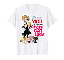 Ladda upp bild till gallerivisning, Funny shirts V-neck Tank top Hoodie sweatshirt usa uk au ca gifts for Yes ! I Am The Crazy Cat Lady - Funny Cat Tshirt 1600877