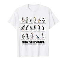 Ladda upp bild till gallerivisning, Funny shirts V-neck Tank top Hoodie sweatshirt usa uk au ca gifts for Know Your Penguins Shirt 483565