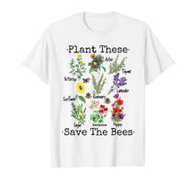 Ladda upp bild till gallerivisning, Plant These Save The Bees Shirt Women Yellow Flowers 74494
