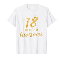 Ladda upp bild till gallerivisning, Funny shirts V-neck Tank top Hoodie sweatshirt usa uk au ca gifts for 18th Birthday Shirt for Girl, 18 and Awesome Gifts T-Shirt 750057
