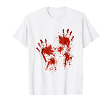 Ladda upp bild till gallerivisning, Funny shirts V-neck Tank top Hoodie sweatshirt usa uk au ca gifts for Halloween T-Shirt Blood Hands Costume Zombie Outfit 2602291