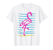 Ladda upp bild till gallerivisning, Funny shirts V-neck Tank top Hoodie sweatshirt usa uk au ca gifts for 80's Retro Pink Flamingo Bird Shirt | Bird Lover Gift 2037435