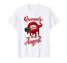 Ladda upp bild till gallerivisning, Funny shirts V-neck Tank top Hoodie sweatshirt usa uk au ca gifts for Queens are born in August 2531948