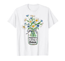 Ladda upp bild till gallerivisning, Women Happiness Is Being Nana Life T-Shirt Flower Art 636593