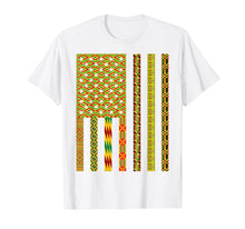 Ladda upp bild till gallerivisning, Funny shirts V-neck Tank top Hoodie sweatshirt usa uk au ca gifts for African Kente Cloth American Flag T-Shirt 2426088