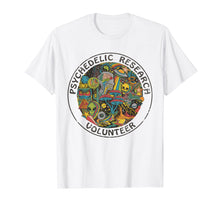 Ladda upp bild till gallerivisning, Funny-Psychedelic-Research-Volunteer-Alien-Skull T-Shirt