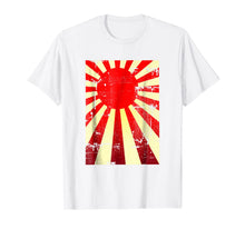 Ladda upp bild till gallerivisning, Rising Sun Flag Distressed Look Japan Tshirt 564817