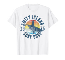 Ladda upp bild till gallerivisning, Jaws Amity Island Surf Board Graphic T-Shirt 98470