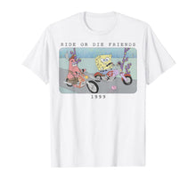 Ladda upp bild till gallerivisning, SpongeBob SquarePants Ride Or Die Friends 1999 Portrait T-Shirt 475967