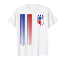 Ladda upp bild till gallerivisning, USA T-shirt | Cool USA Soccer T-shirt Womens Mens Kids 220835