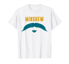 Ladda upp bild till gallerivisning, Funny Football Jacksonville Fu Manchu Mustache Fan | Minshew T-Shirt 113080