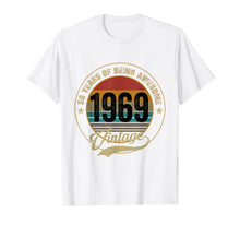 Ladda upp bild till gallerivisning, Awesome Since 1969 T-Shirt 50th Birthday Gifts 50 Year Old T-Shirt 104251
