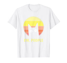 Ladda upp bild till gallerivisning, Ew, People Vintage Funny Cat Lover Gift, Graphic Cat T-Shirt-193586