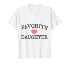 Ladda upp bild till gallerivisning, Favorite Daughter Heart Distressed Vintage Faded T-Shirt 400272