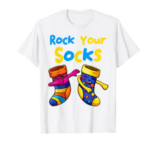 Ladda upp bild till gallerivisning, Rock Your Socks Down Syndrome Day Awareness for Boys Girls T-Shirt-155736
