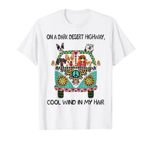 Ladda upp bild till gallerivisning, In Hair On Dark Highway A Desert Corgi Cool Wind Hippie Dog T-Shirt 146340