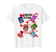 Ladda upp bild till gallerivisning, Cereal Killer Funny Easy Lazy Last Minute Halloween Costume T-Shirt 299144