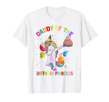 Ladda upp bild till gallerivisning, Mens Daddy of the Birthday Princess Unicorn Outfit T-Shirt 145630