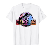 Ladda upp bild till gallerivisning, Teaching is a walk in park teacher t shirt 157539