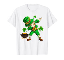 Ladda upp bild till gallerivisning, Funny Dabbing Leprechaun Saint Patrick's Day Shamrock Gifts TShirt291473