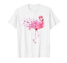 Ladda upp bild till gallerivisning, Cute Flamingo Pink Ribbon Breast Cancer Awareness T-Shirt 173502