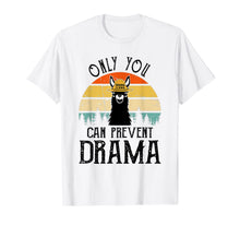 Ladda upp bild till gallerivisning, Only You Can Prevent Drama Llama Camping Vintage Funny Gift T-Shirt 466448