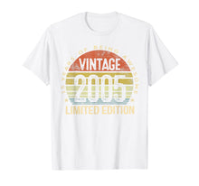 Ladda upp bild till gallerivisning, 15 Year Old Gifts Vintage 2005 Limited Edition 15th Birthday T-Shirt-146376