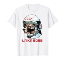 Ladda upp bild till gallerivisning, LAIKA BOSS Vintage CCCP Soviet Russia USSR Space Dog T-Shirt-349581
