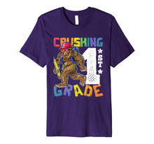 Ladda upp bild till gallerivisning, Crushing 1st Grade Bigfoot Backpack Back to School Shirt Boy 9264004