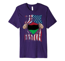 Ladda upp bild till gallerivisning, Pan African Unia Flag Shirt | Loyal Afro-Americans USA Gift 973888